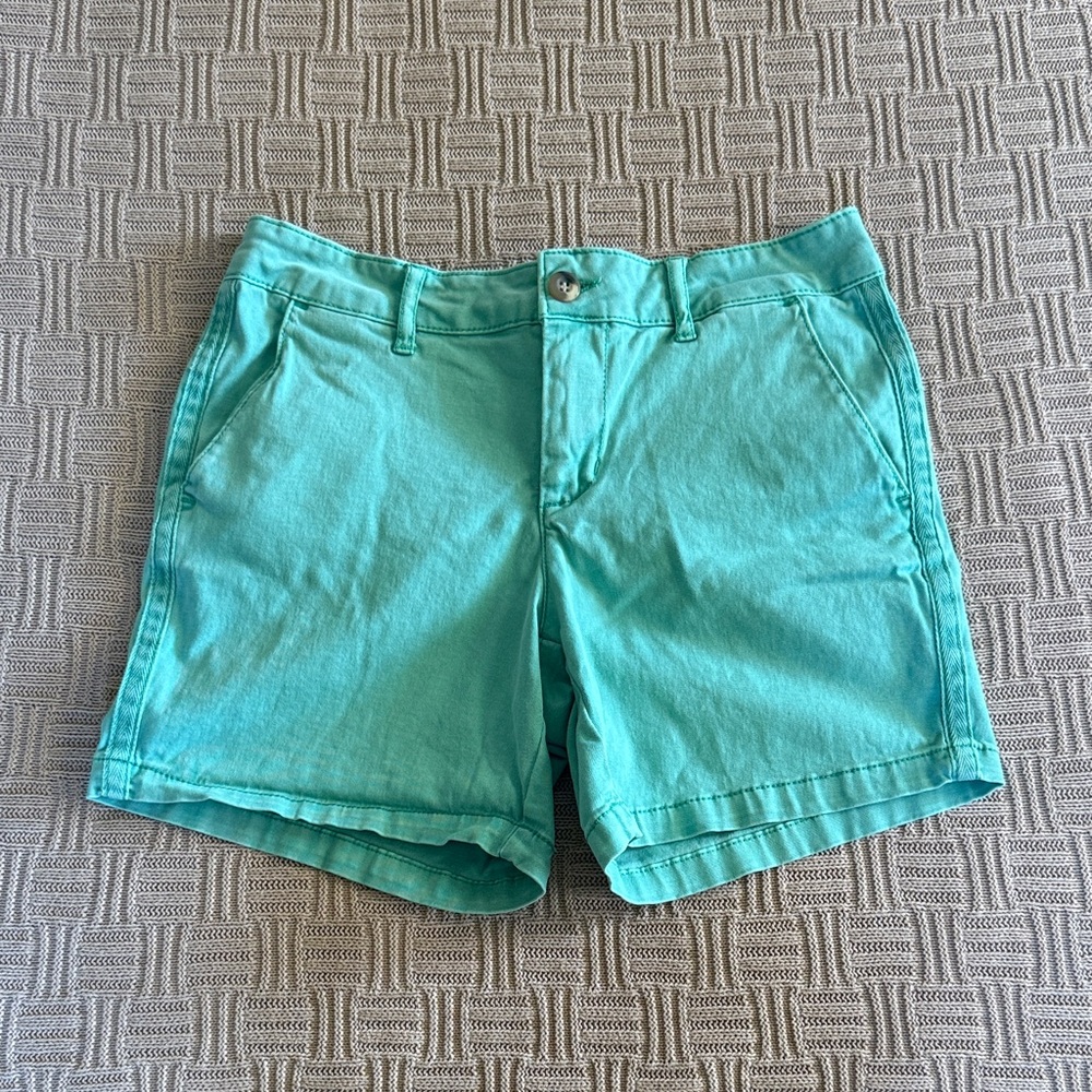 98% Cotton C&C California Teal Bermuda Shorts